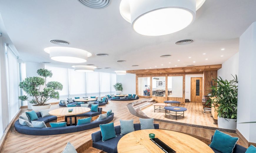 Ideation Space: Reinventing Office Aesthetics with Sunken Luxury!